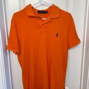 Ralph Lauren Men's Vibrant Orange Polo Shirt